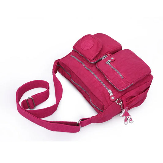 Nylon Crossbody Bag for Women – Splash-Proof & Water-Resistant Shoulder Bag, Korean Style Trend