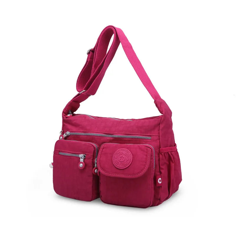 Nylon Crossbody Bag for Women – Splash-Proof & Water-Resistant Shoulder Bag, Korean Style Trend