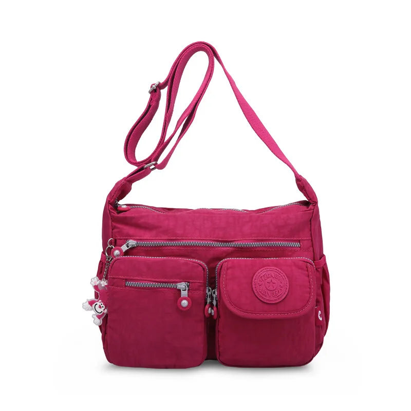Nylon Crossbody Bag for Women – Splash-Proof & Water-Resistant Shoulder Bag, Korean Style Trend